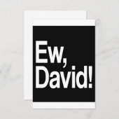 Ew David Save The Date (Vorne/Hinten)