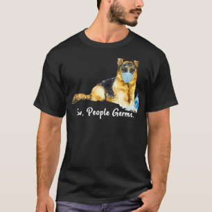 Ew-Leute deutscher Schäferhund tragen ein Gesicht T-Shirt