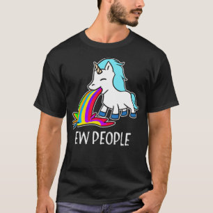Ew, Leute einhorn Erbrechen Regenbogen lustige Ani T-Shirt