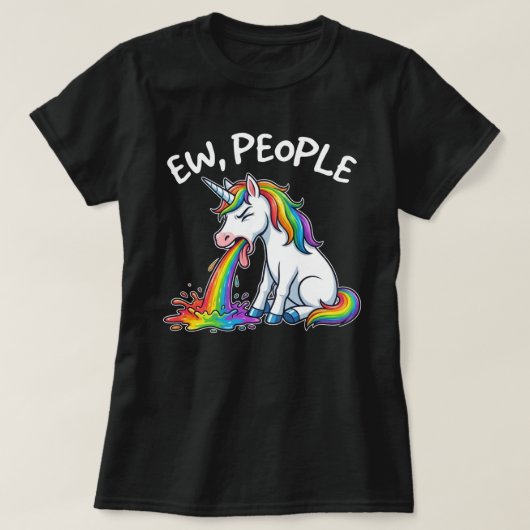 Ew Leute Einhorn T-Shirt (Design vorne)