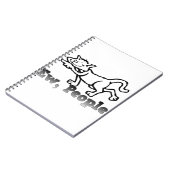 Ew, Leute Funny Cat Liebhaber Geschenk Notizblock (Linke Seite)