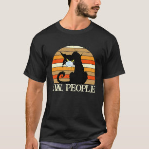 Ew Leute katzen Gesichtsmaske Anti Social Introver T-Shirt