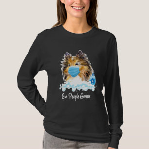 Ew Leute Keime Shetland Sheepdog Collie Welpe Mit  T-Shirt