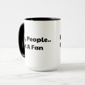 Ew Leute kein Fan Tasse (Vorderseite Links)