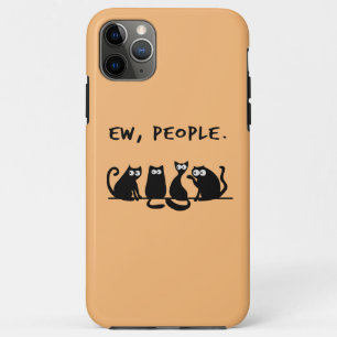 Ew Leute Lustige Meowy Schwarze Katzen  Case-Mate iPhone Hülle