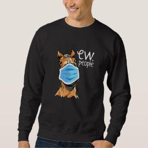 Ew Leute Pferdeliebhaber Pferdereiten Reitsportfar Sweatshirt