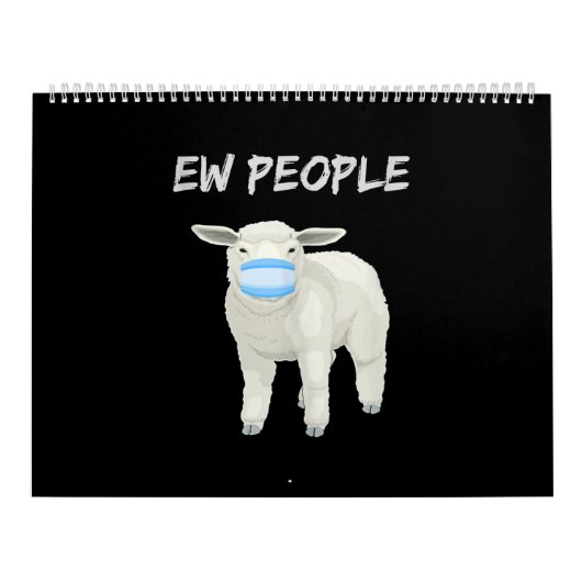 Ew Leute Schafe oder Lamm in Maske | Quarantäneges Kalender (Titelbild)