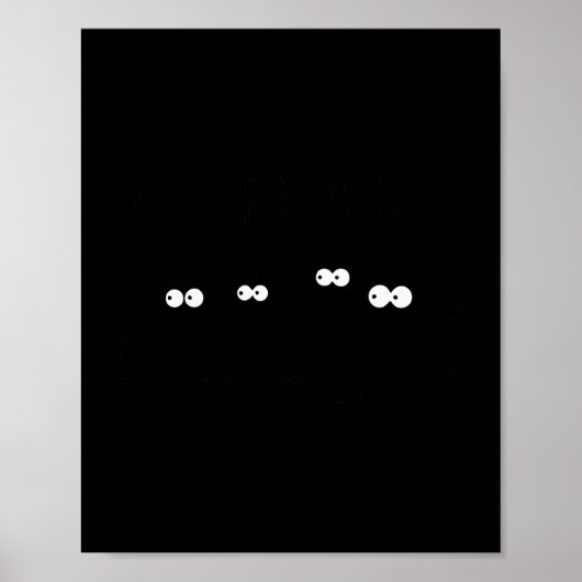 Ew Leute Shirt Schwarze Katze Ew Leute Lustige Meo Poster (Vorne)