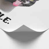 Ew Leute süße Katzen-Meme Geschenkpapier (Ecke)