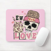 EW LOVE Totenkopf  Mousepad (Mit Mouse)