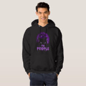 Ew People  Black Cat Anti Social Introvert Hallowe Hoodie (Vorne ganz)