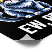 Ew People Black Cat Christmas Funny Introvert Holi Poster (Ecke)