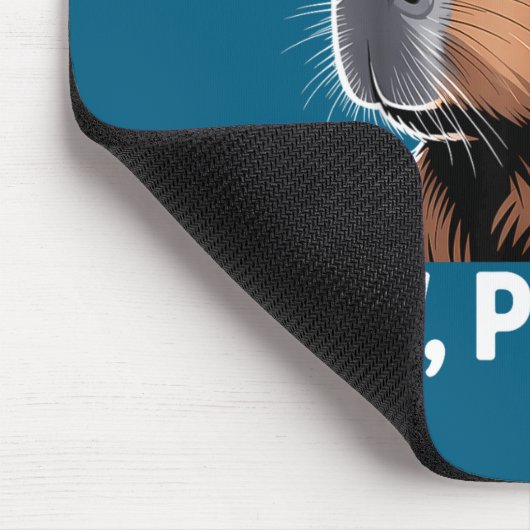 Ew People Capybara Christmas Humor Mousepad (Ecke)