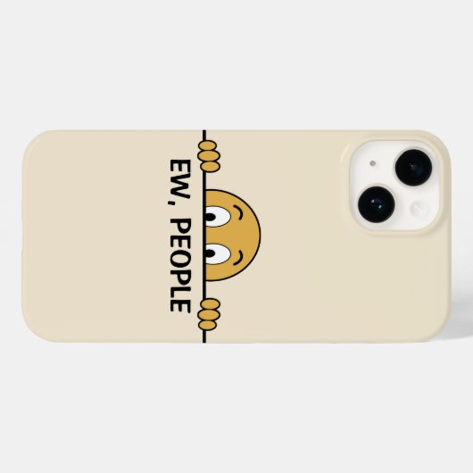 Ew People Case-Mate iPhone Hülle (Rückseite (Horizontal))
