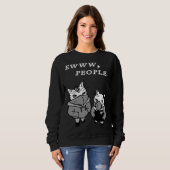 Ew People Cat Introvert Sweatshirt (Vorne ganz)