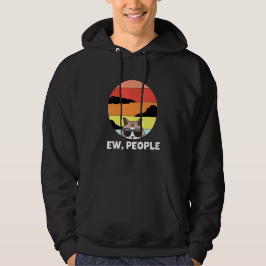 Ew People Cat Ragdoll Cat Hoodie (Vorderseite)