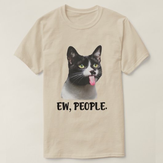Ew People cute cat meme T-Shirt (Design vorne)