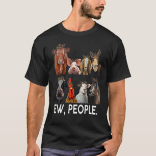 Ew People Farmtiere Rinder Bauer T-Shirt