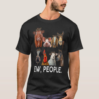 Ew People Farmtiere Rinder Bauer T-Shirt