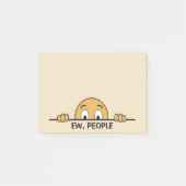 Ew People Funny Brown Post-it Klebezettel (Vorderseite)