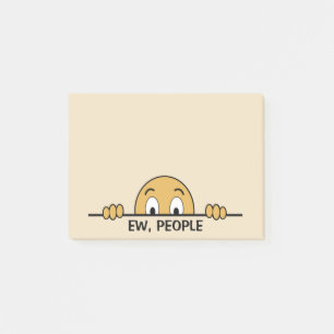 Ew People Funny Brown Post-it Klebezettel