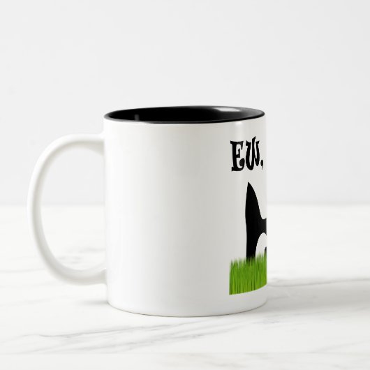 Ew People Funny Cat Green Grass Tasse (Links)