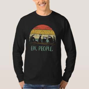 Ew People Funny Cat Vintag Black Cat T-Shirt