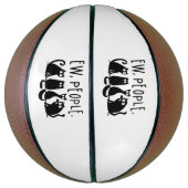 Ew People Funny Meowy Black Cats Basketball (Vertikal)