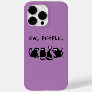 Ew People Funny Meowy Black Cats Case-Mate iPhone 14 Pro Max Hülle