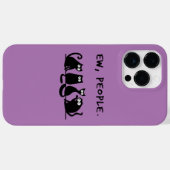 Ew People Funny Meowy Black Cats Case-Mate iPhone Hülle (Rückseite (Horizontal))