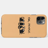 Ew People Funny Meowy Black Cats Case-Mate iPhone Hülle (Rückseite (Horizontal))