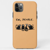Ew People Funny Meowy Black Cats Case-Mate iPhone Hülle (Rückseite)