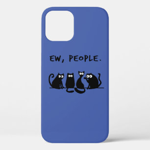 Ew People Funny Meowy Black Cats Case-Mate iPhone Hülle
