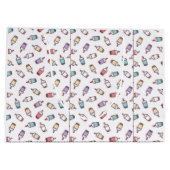 Ew People Funny Meowy Black Cats Große Geschenktüte (Rückseite)