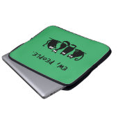 Ew People Funny Meowy Black Cats Laptopschutzhülle (Vorne Knopf)