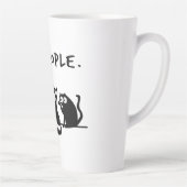 Ew People Funny Meowy Black Cats Milchtasse (Rechts)