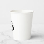 Ew People Funny Meowy Black Cats Pappbecher (Links)