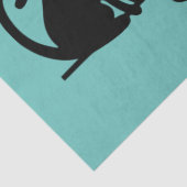 Ew People Funny Meowy Black Cats Seidenpapier (Detail)