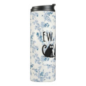 Ew People Funny Meowy Black Cats Thermosbecher (Nach links gedreht)