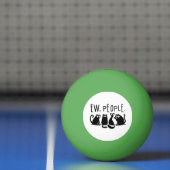Ew People Funny Meowy Black Cats Tischtennisball (Netto)