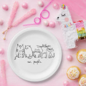Ew, People Funny Meowy Cat Liebhaber Pappteller (Party)