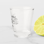 Ew, People Funny Meowy Cat Liebhaber Schnapsglas (Rechts)