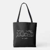Ew, People Funny Meowy Cat Liebhaber Tasche (Rückseite)