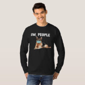 Ew People German Shepherd Dog Wearing A Face Mask T-Shirt (Vorne ganz)