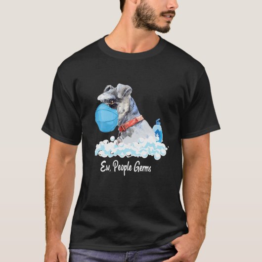 Ew People Germs Schnauzer Welpenhühner Tragefläche T-Shirt (Vorderseite)