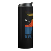Ew People Retro Cat Funny Vintag Introvertierte Thermosbecher (Nach links gedreht)