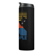 Ew People Retro Cat Funny Vintag Introvertierte Thermosbecher (Nach rechts gedreht)