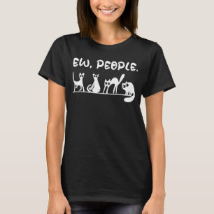 Ew People Retro Cat Niedliche Vintage Katze Katze  T-Shirt