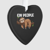Ew People Sloth T-Shirt Ornament (Vorderseite)
