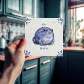 Ew People Toad Delft Blue Dutch Style  Fliese